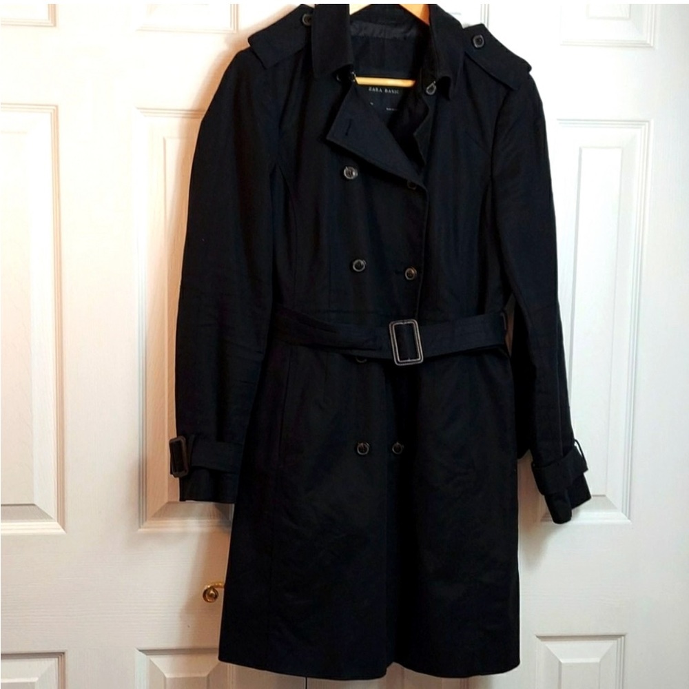 Zara Black Trench Coat
